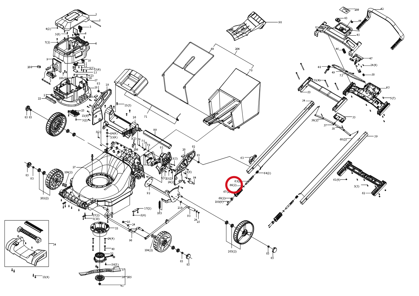 Kress E-Ring 59002222 – Position in der Explosionszeichnung