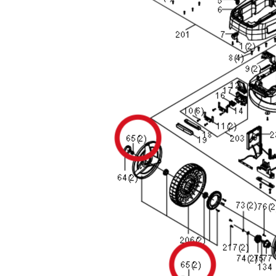 Kress Mutter M8 59002241 – Position in der Explosionszeichnung