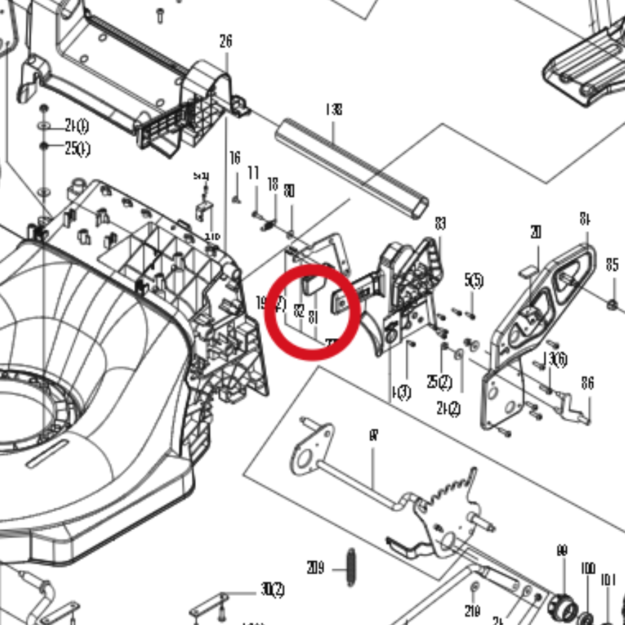 Kress Tastensatz 59002257 – Position in der Explosionszeichnung