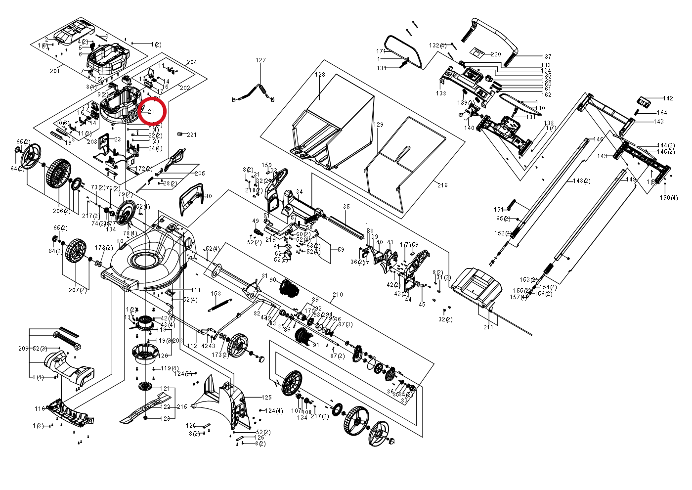 Kress Unter dem Cover 59002273 – Position in der Explosionszeichnung