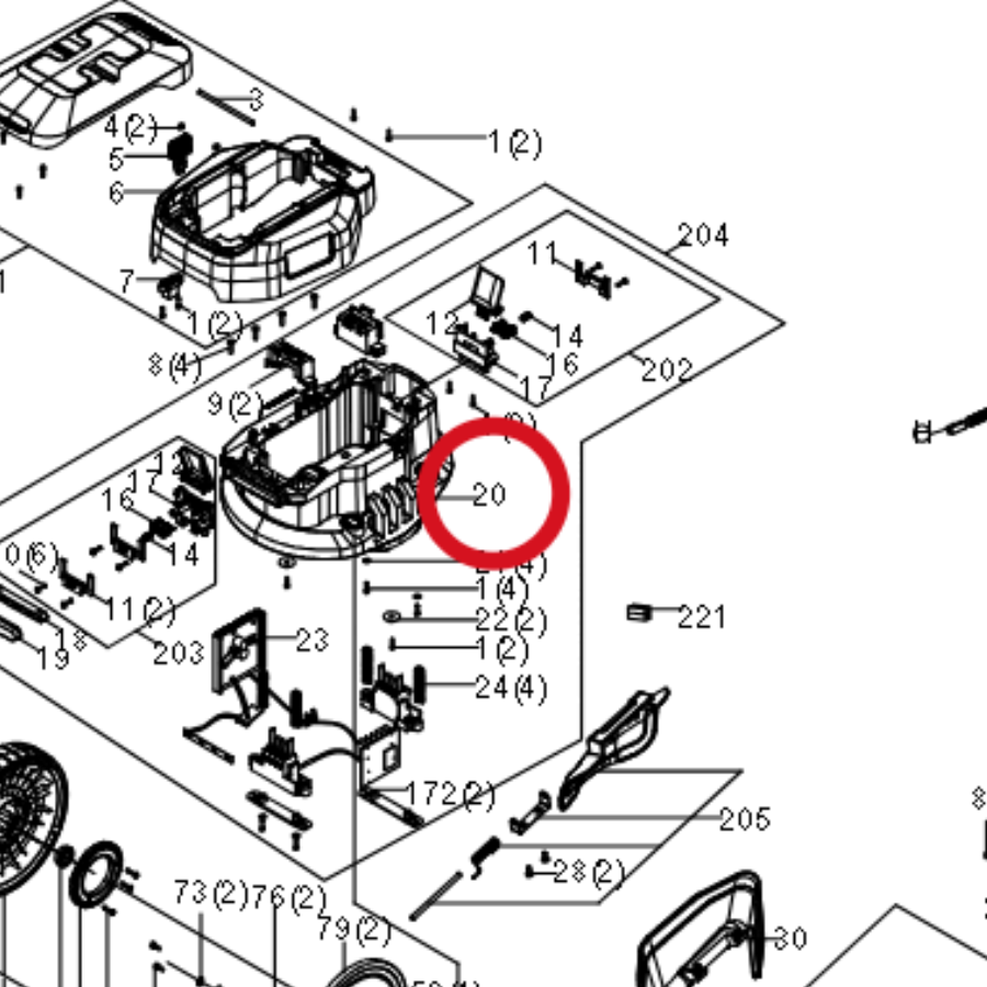 Kress Unter dem Cover 59002273 – Position in der Explosionszeichnung