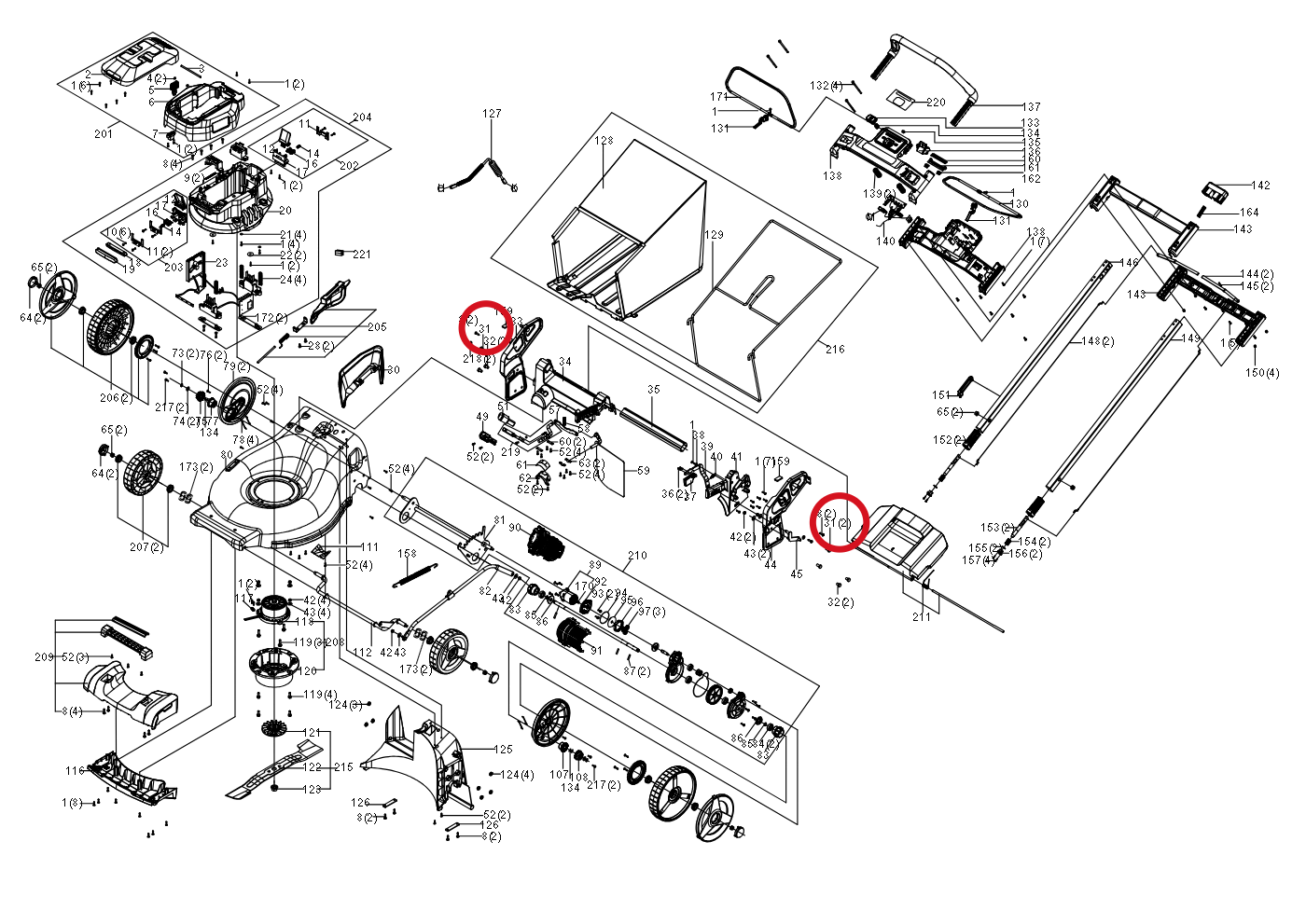 Kress Schraube M8x16 59002279 – Position in der Explosionszeichnung