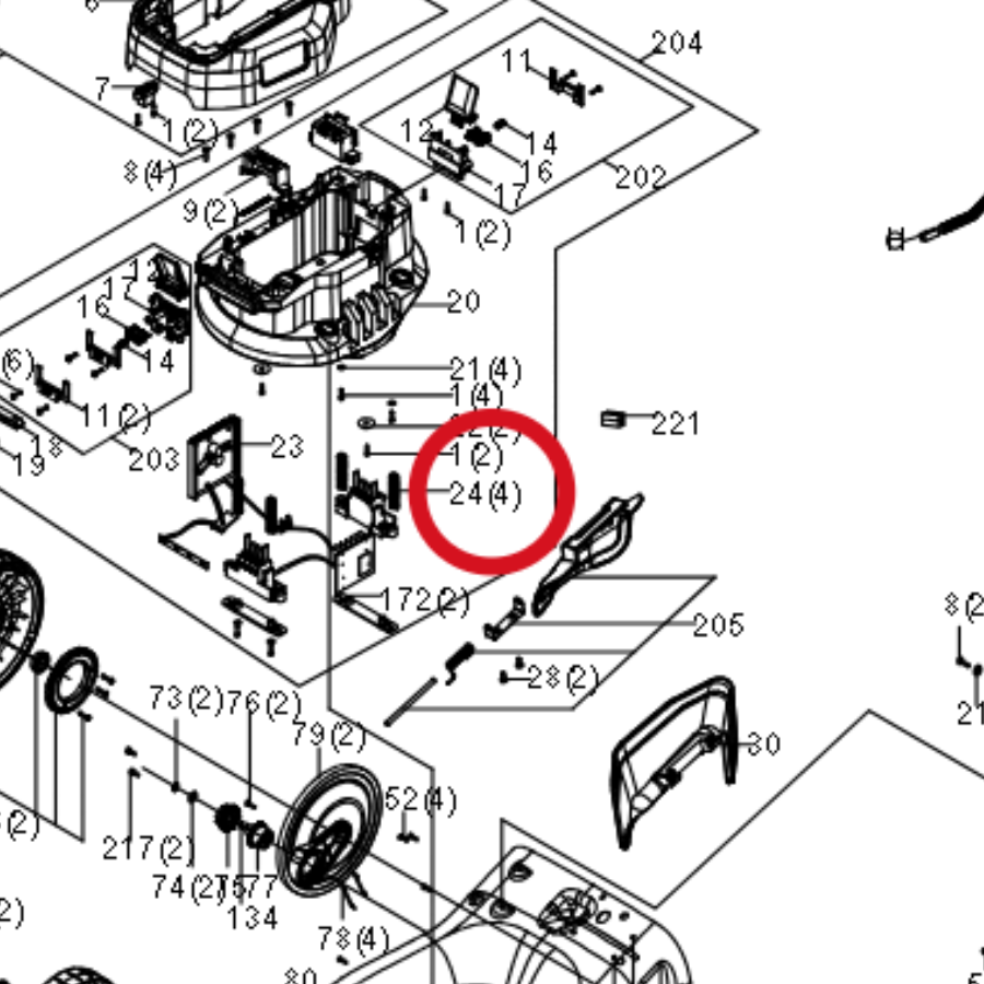 Kress Feder 59002281 – Position in der Explosionszeichnung
