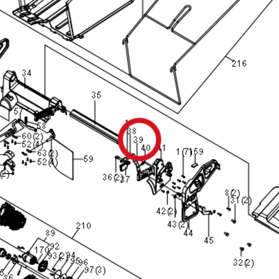Kress Verbindungsblock 59002292 – Position in der Explosionszeichnung