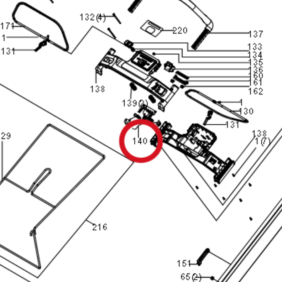 Kress Schaltbetätiger-Set 59002317 – Position in der Explosionszeichnung