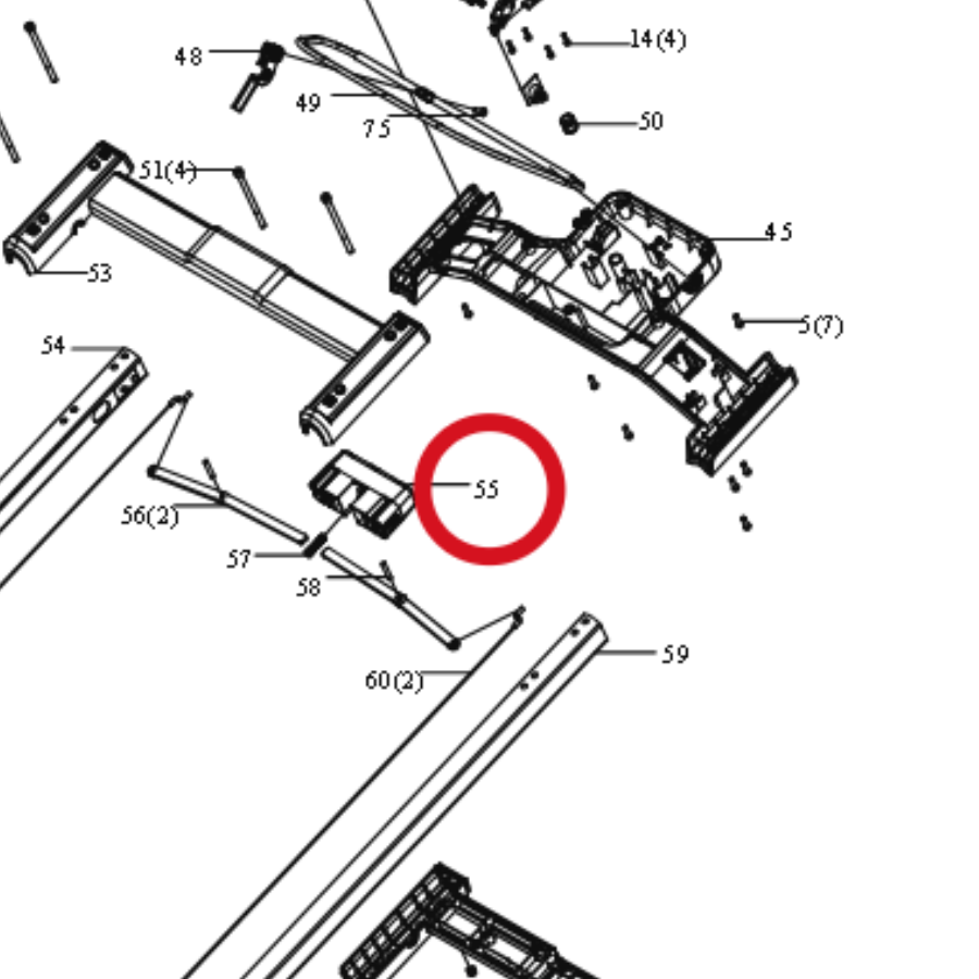 Kress Tastensatz 59002329 – Position in der Explosionszeichnung