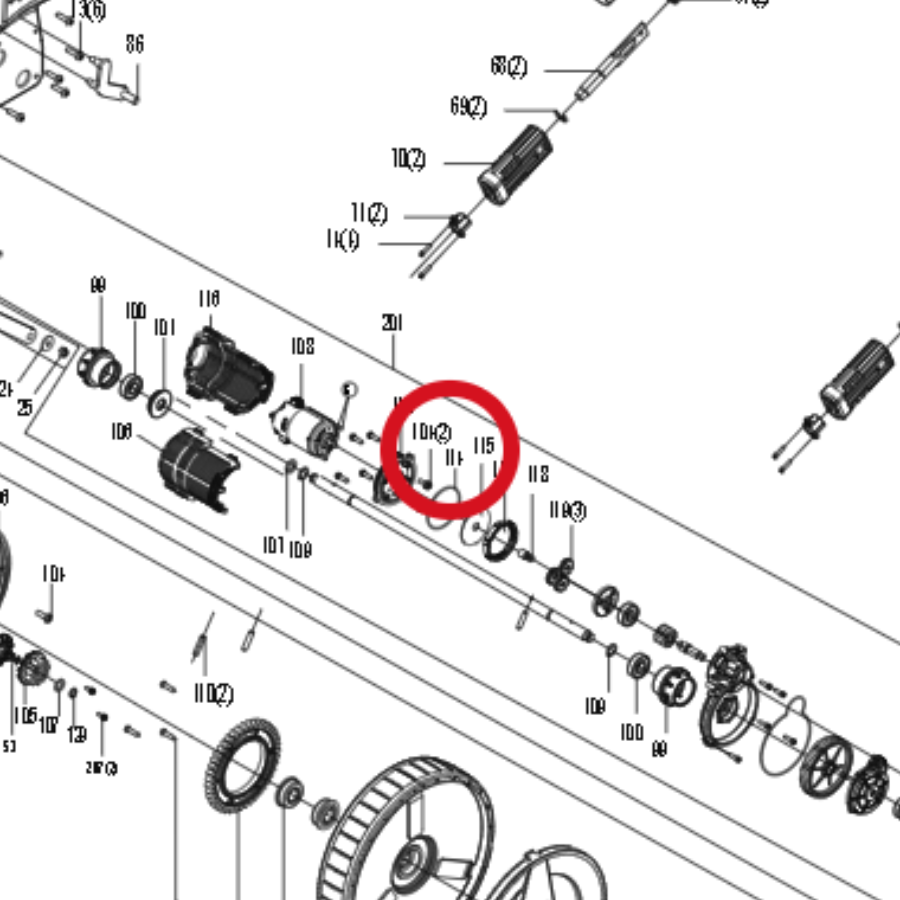 Kress Luftdichter Ring II 59002338 – Position in der Explosionszeichnung