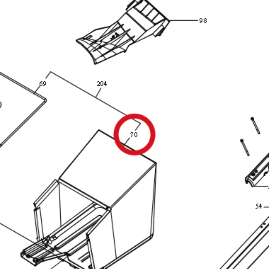 Kress Staubbeutel 59002391 – Position in der Explosionszeichnung