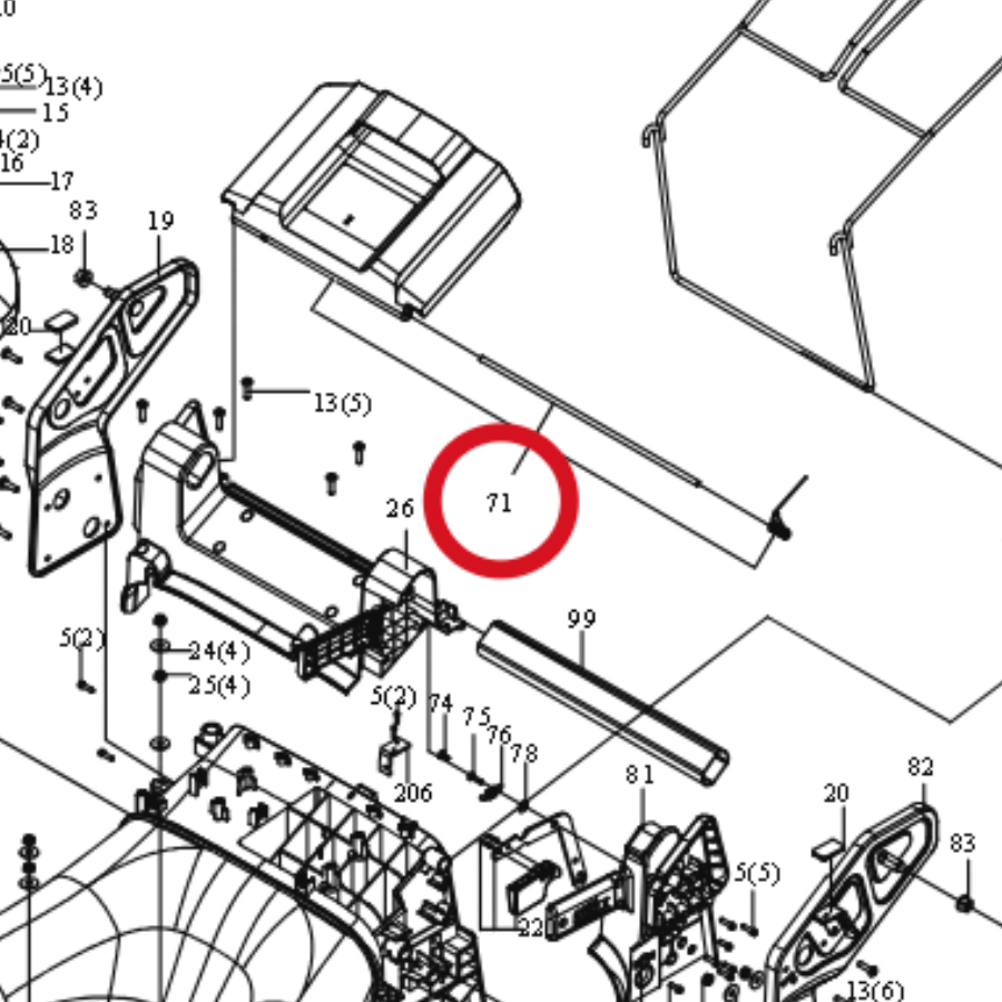 Kress Schutzklappe 59002394 – Position in der Explosionszeichnung