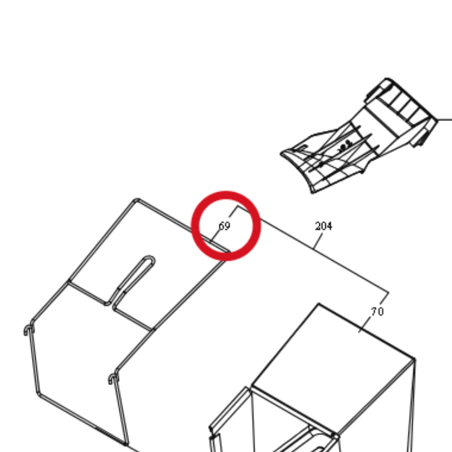 Kress Taschenrahmen 59002402 – Position in der Explosionszeichnung
