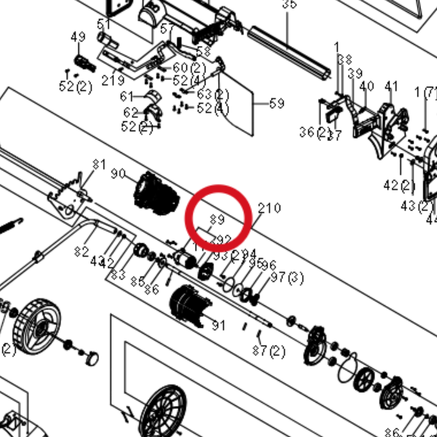 Kress Motor 59002437 – Position in der Explosionszeichnung