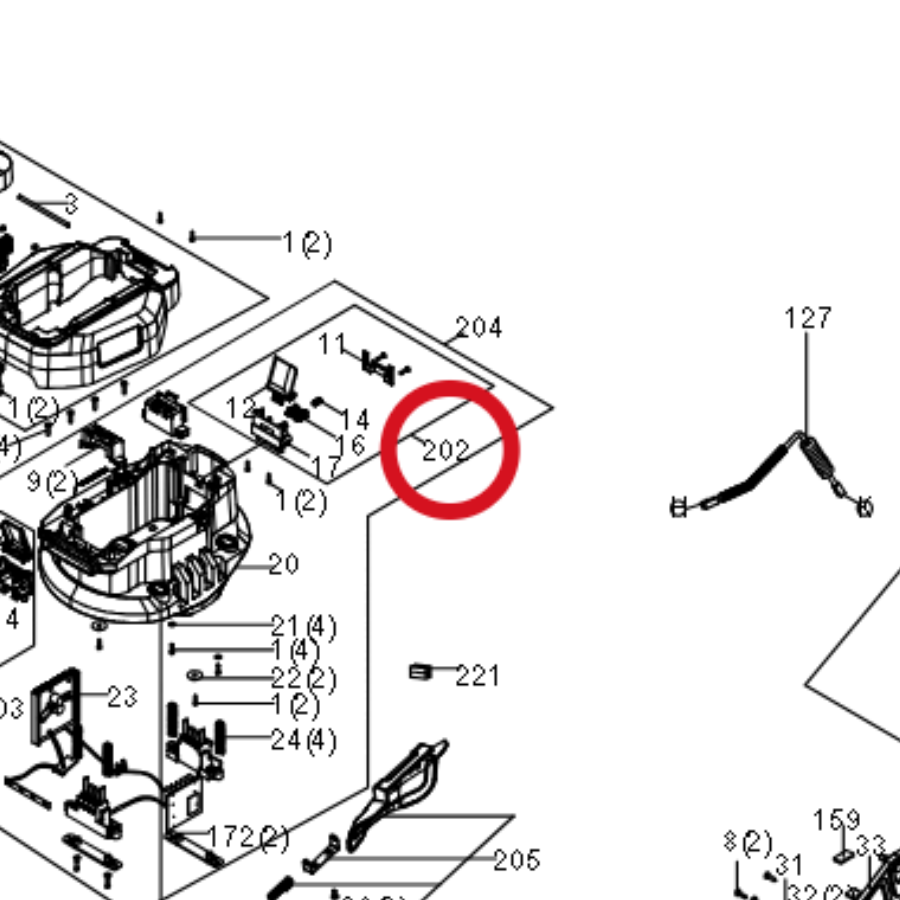 Kress Knopfbaugruppe2 59002439 – Position in der Explosionszeichnung