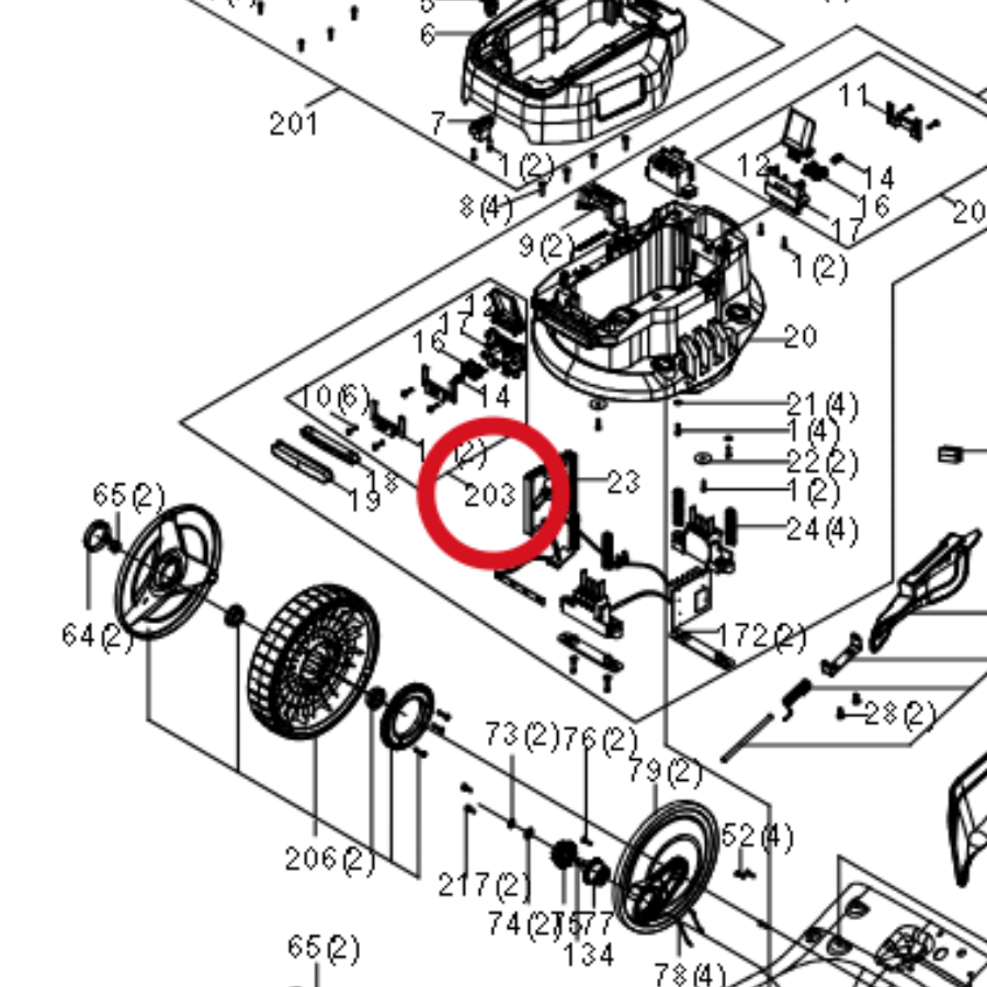 Kress Knopfbaugruppe1 59002440 – Position in der Explosionszeichnung