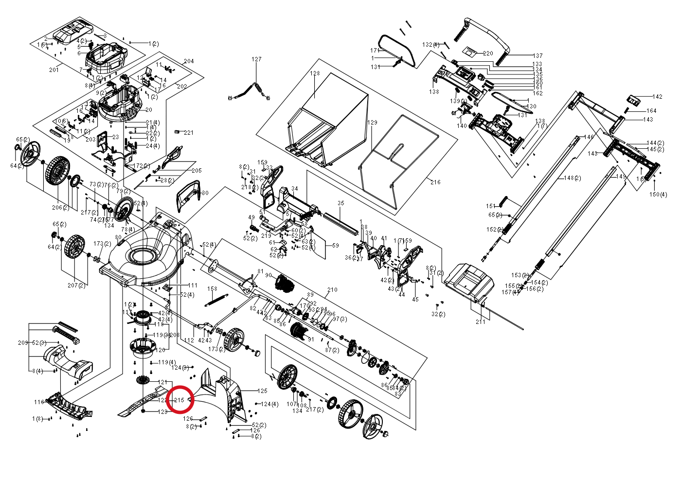 Kress Klingensatz 59002444 – Position in der Explosionszeichnung