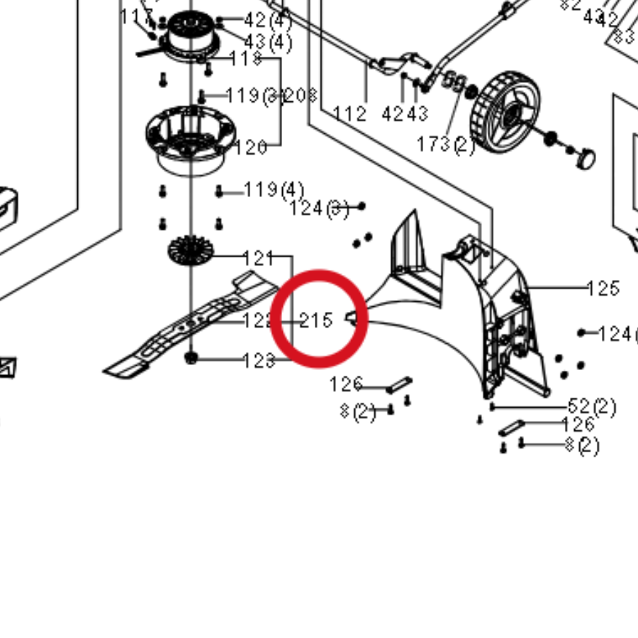 Kress Klingensatz 59002444 – Position in der Explosionszeichnung