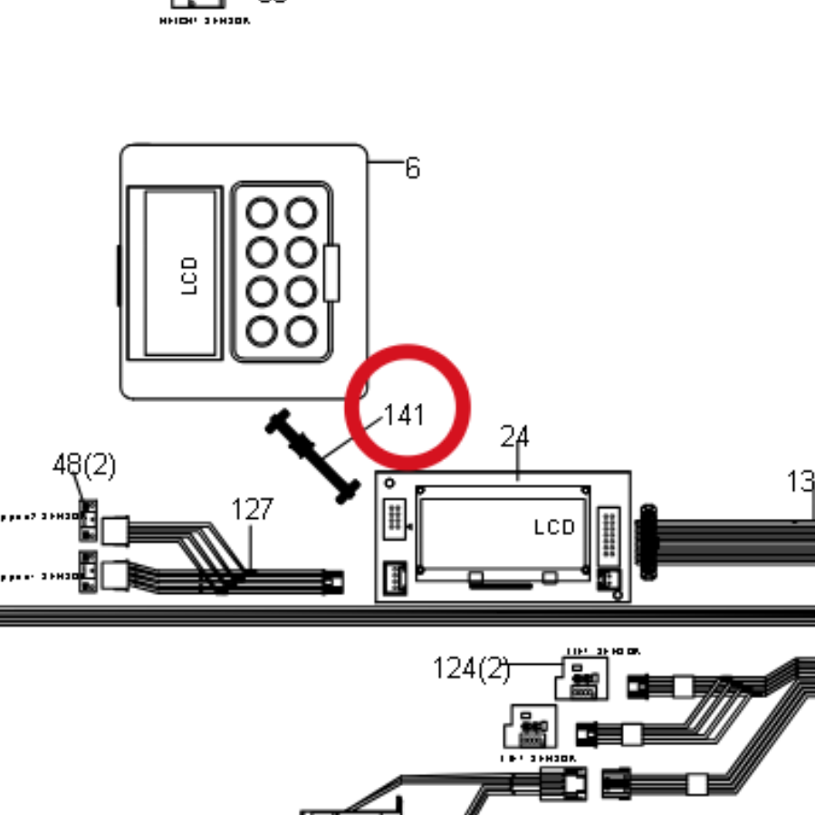 Kress Touch-Button-Kabel 59002460 – Position in der Explosionszeichnung