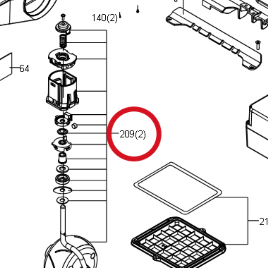 Kress Vorderrad 59002466 – Position in der Explosionszeichnung