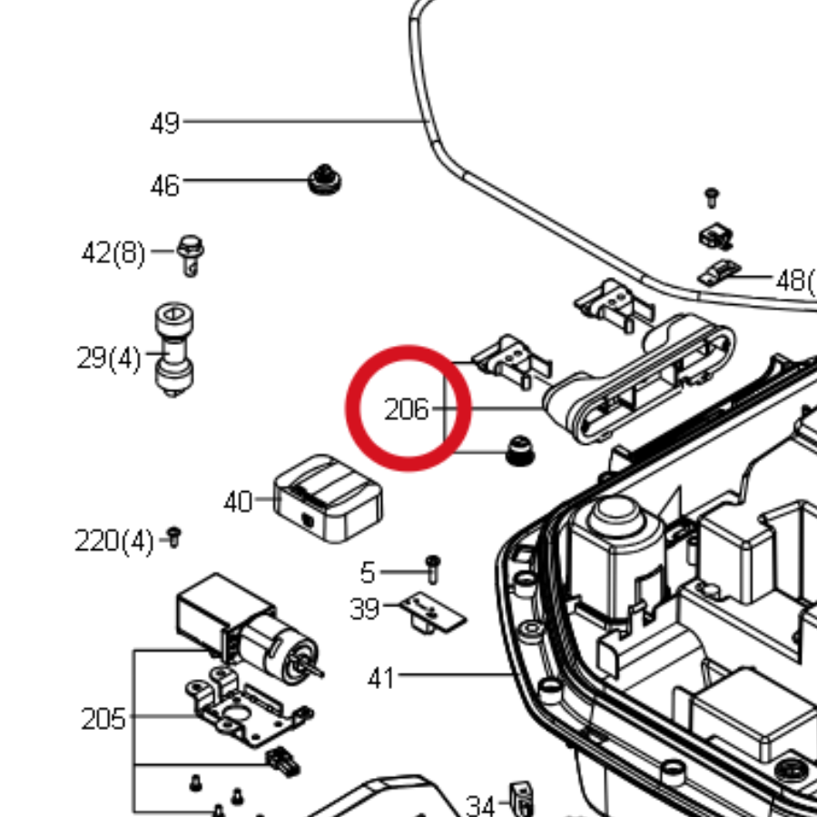 Kress Ladekabel 59002467 – Position in der Explosionszeichnung