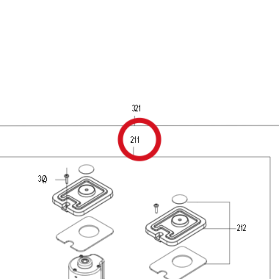 Kress Schneidemotor-Baugruppe 59002470 – Position in der Explosionszeichnung