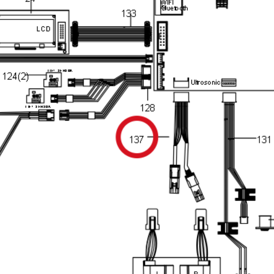 Kress Ultraschallsensorkabel 59002488 – Position in der Explosionszeichnung