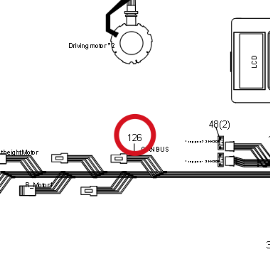 Kress CAN-Kabelbaum 59002499 – Position in der Explosionszeichnung