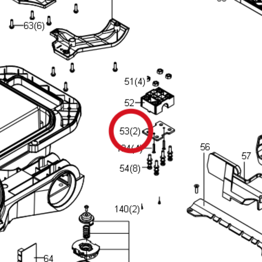 Kress Andruckplatte 59002513 – Position in der Explosionszeichnung