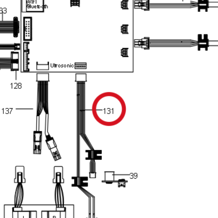 Kress Rain USB-Kabelbaum 59002518 – Position in der Explosionszeichnung