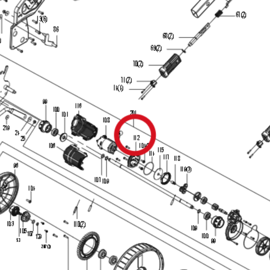 Kress Halterung 59002520 – Position in der Explosionszeichnung