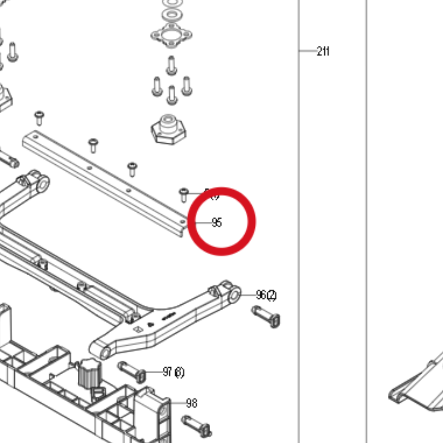 Kress Verstärkungsplatte 59002611 – Position in der Explosionszeichnung