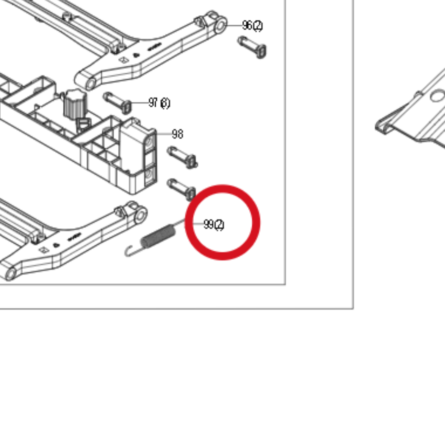 Kress Feder 59002615 – Position in der Explosionszeichnung