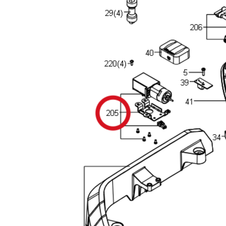Kress Passen Sie die Höhe der Baugruppe an 59002622 – Position in der Explosionszeichnung
