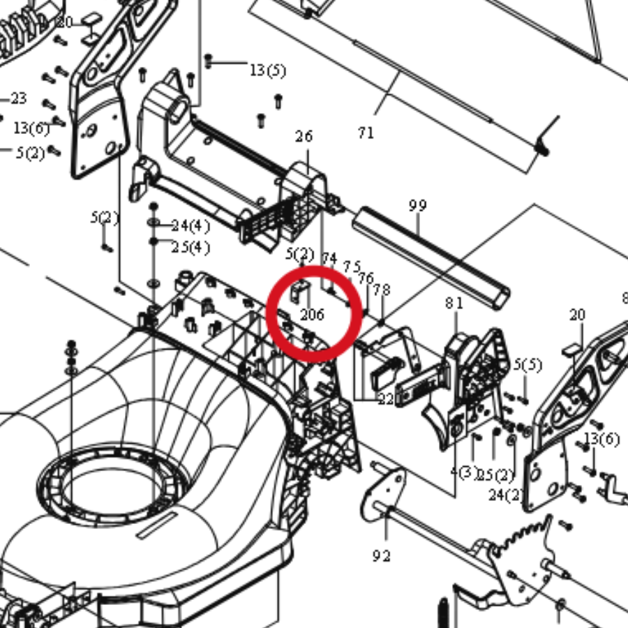 Kress Haken 59002724 – Position in der Explosionszeichnung