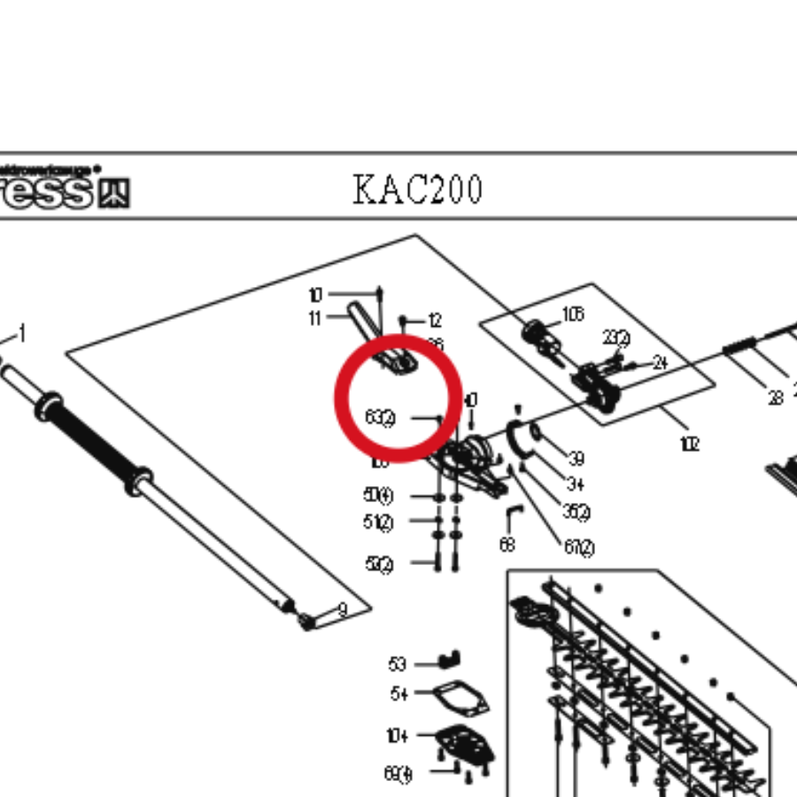 Kress Mutter 59002913 – Position in der Explosionszeichnung
