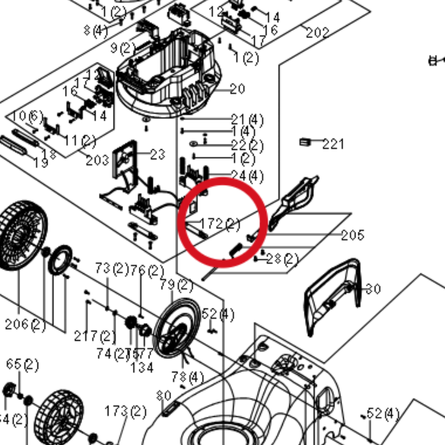 Kress Andruckplatte 59002924 – Position in der Explosionszeichnung