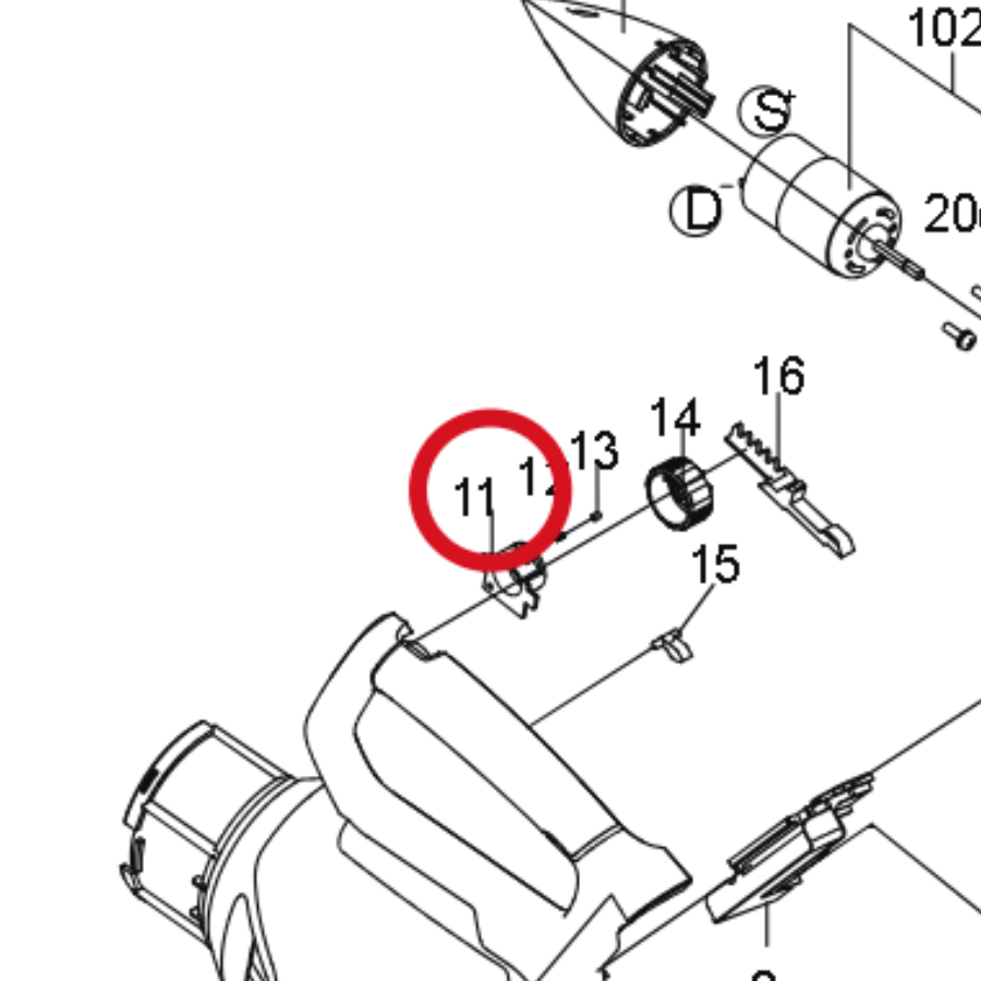 Kress Rastblock 59003087 – Position in der Explosionszeichnung