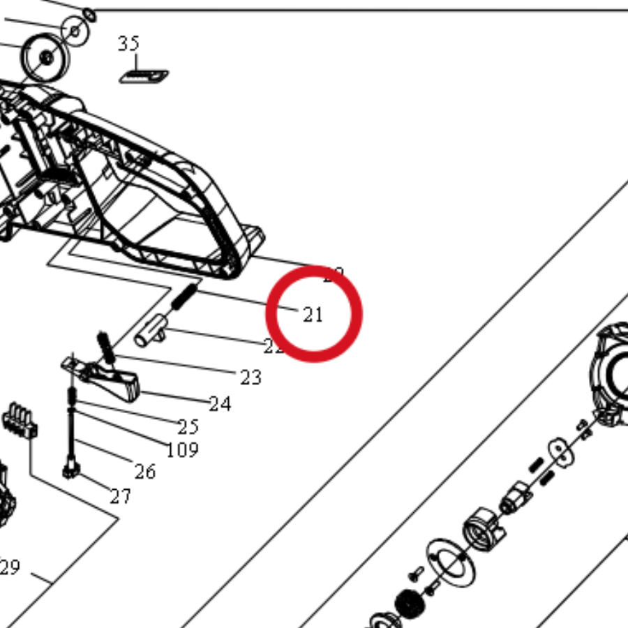 Kress Druckfeder 59003095 – Position in der Explosionszeichnung