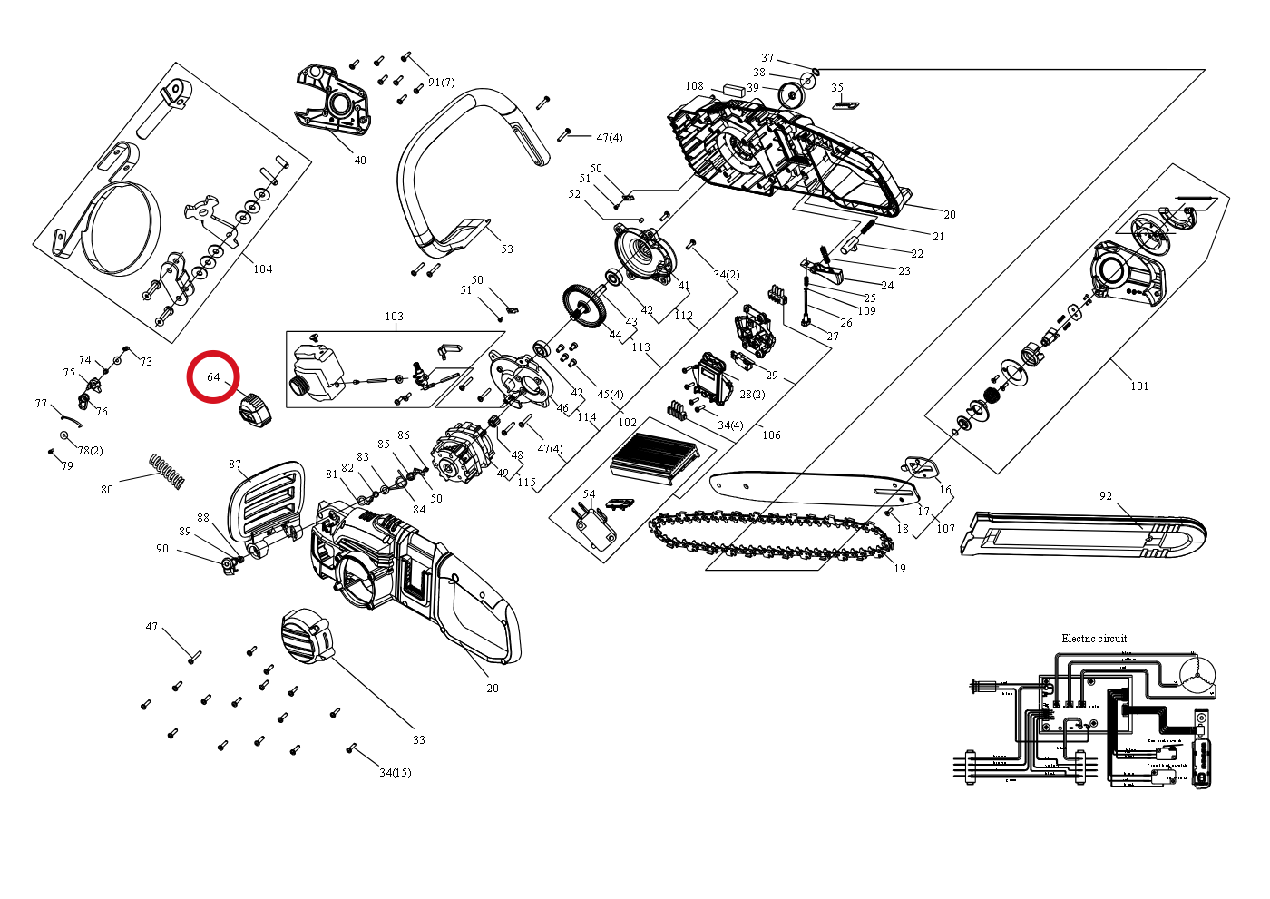 Kress Ölflaschenverschluss 59003096 – Position in der Explosionszeichnung