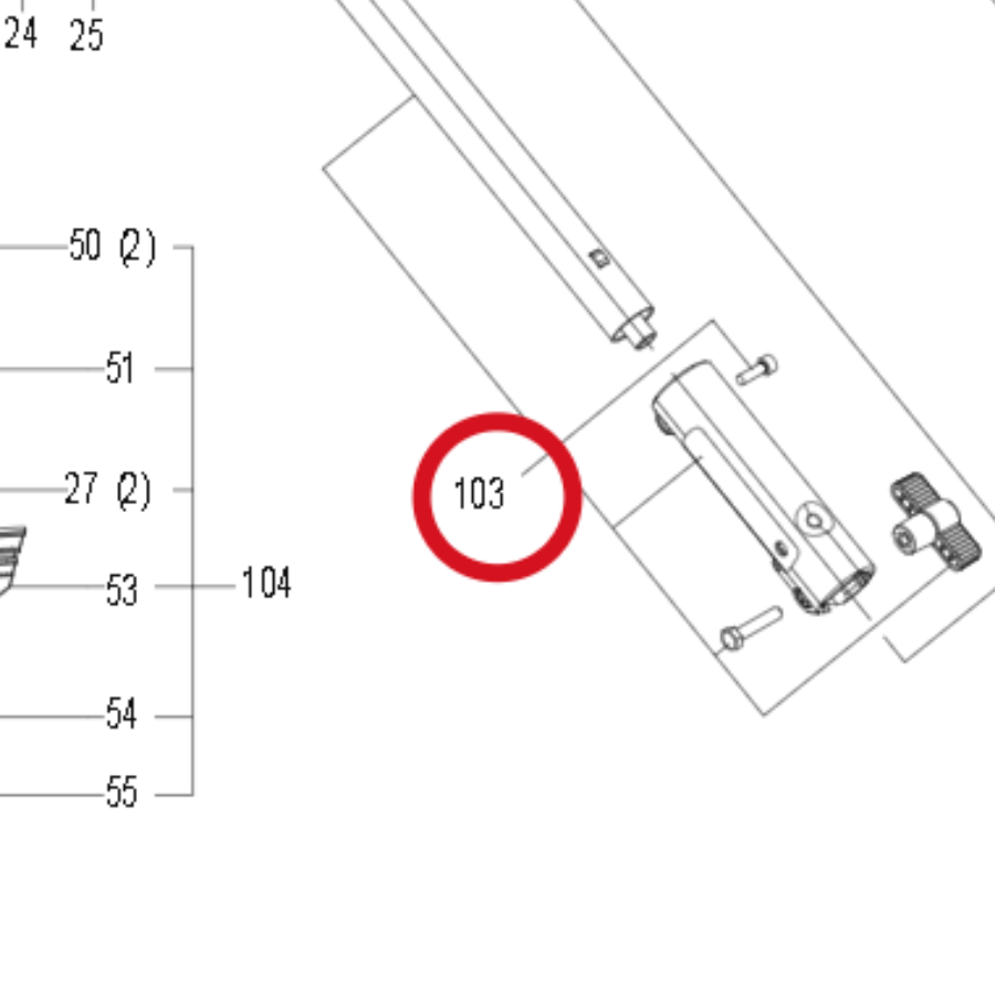 Kress Oberer Stangenhülsensatz 59003143 – Position in der Explosionszeichnung