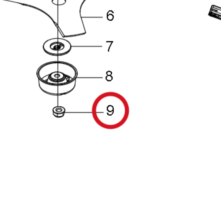 Kress Mutter M10*1,25 59003145 – Position in der Explosionszeichnung