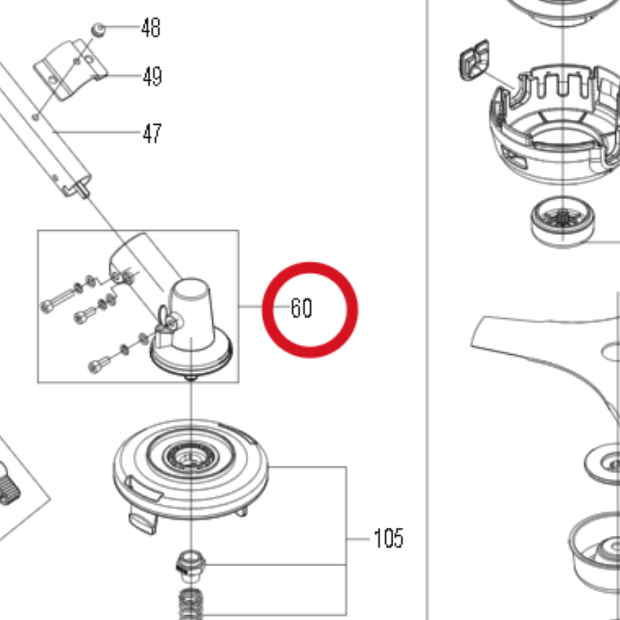 Kress Getriebe 59003151 – Position in der Explosionszeichnung