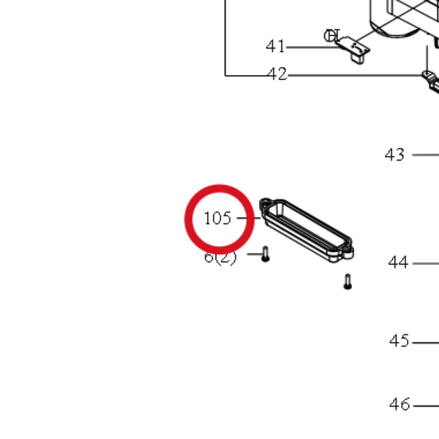 Kress Elektronische Zaunabdeckung 59003542 – Position in der Explosionszeichnung