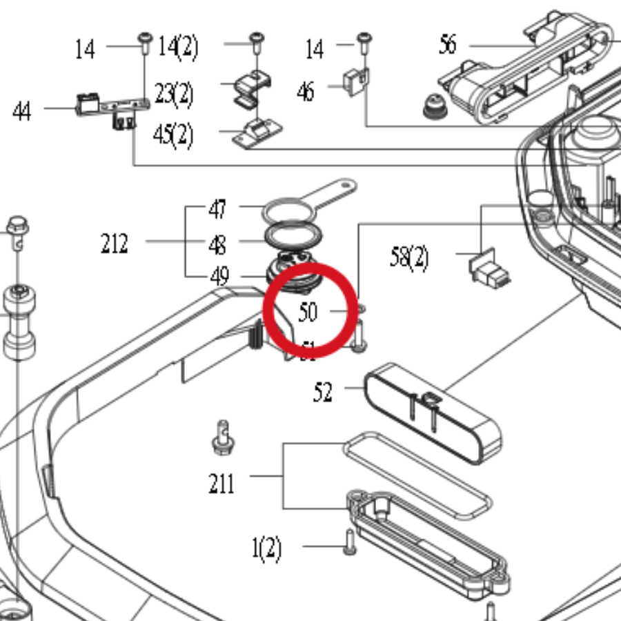 Kress Unterlegscheibe 59003722 – Position in der Explosionszeichnung