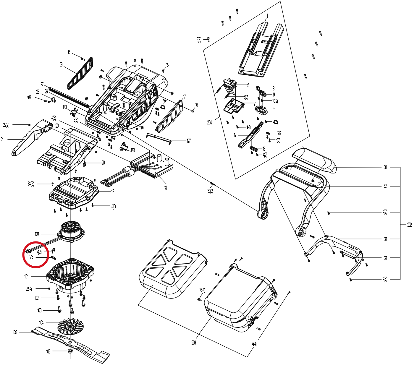 Kress Kabelklemme 59003798 – Position in der Explosionszeichnung