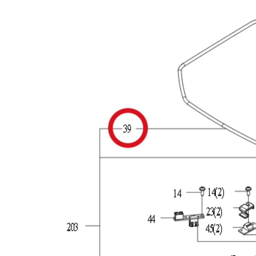 Kress Dichtungsstreifen 59003811 – Position in der Explosionszeichnung