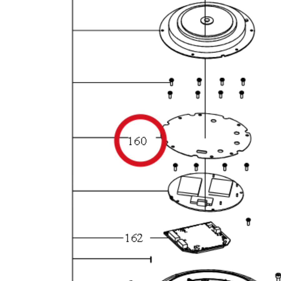 Kress Schutzplatte 59003830 – Position in der Explosionszeichnung
