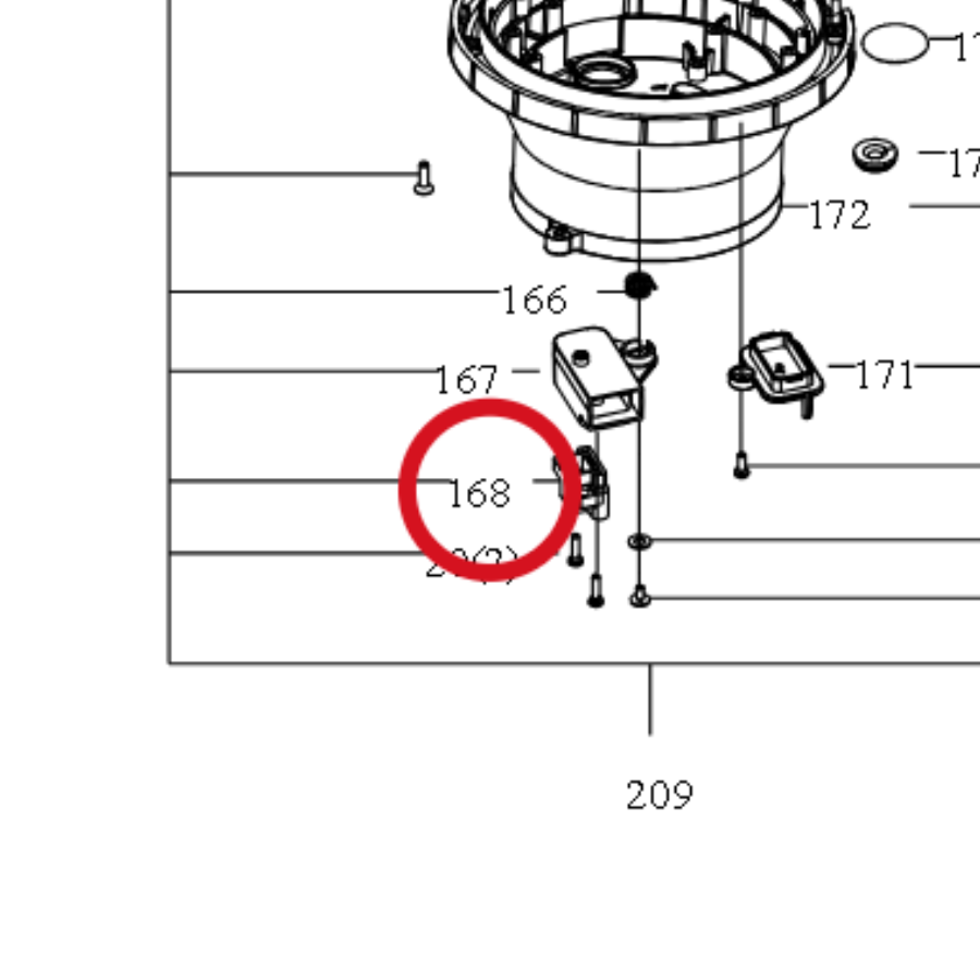 Kress RTK-Kopf-Kabel 59003833 – Position in der Explosionszeichnung