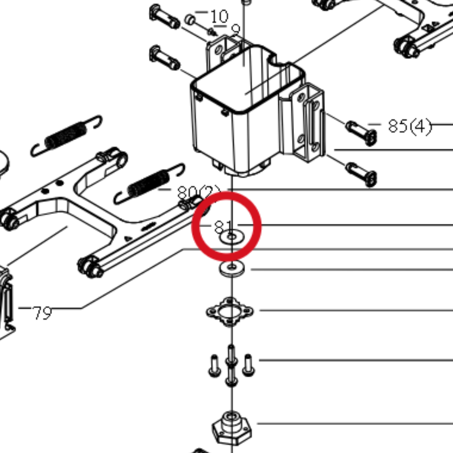 Kress Halterung Verbinder 59003844 – Position in der Explosionszeichnung