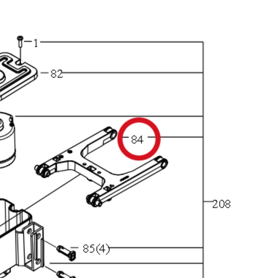 Kress Obere Halterung Verbinder 59003845 – Position in der Explosionszeichnung