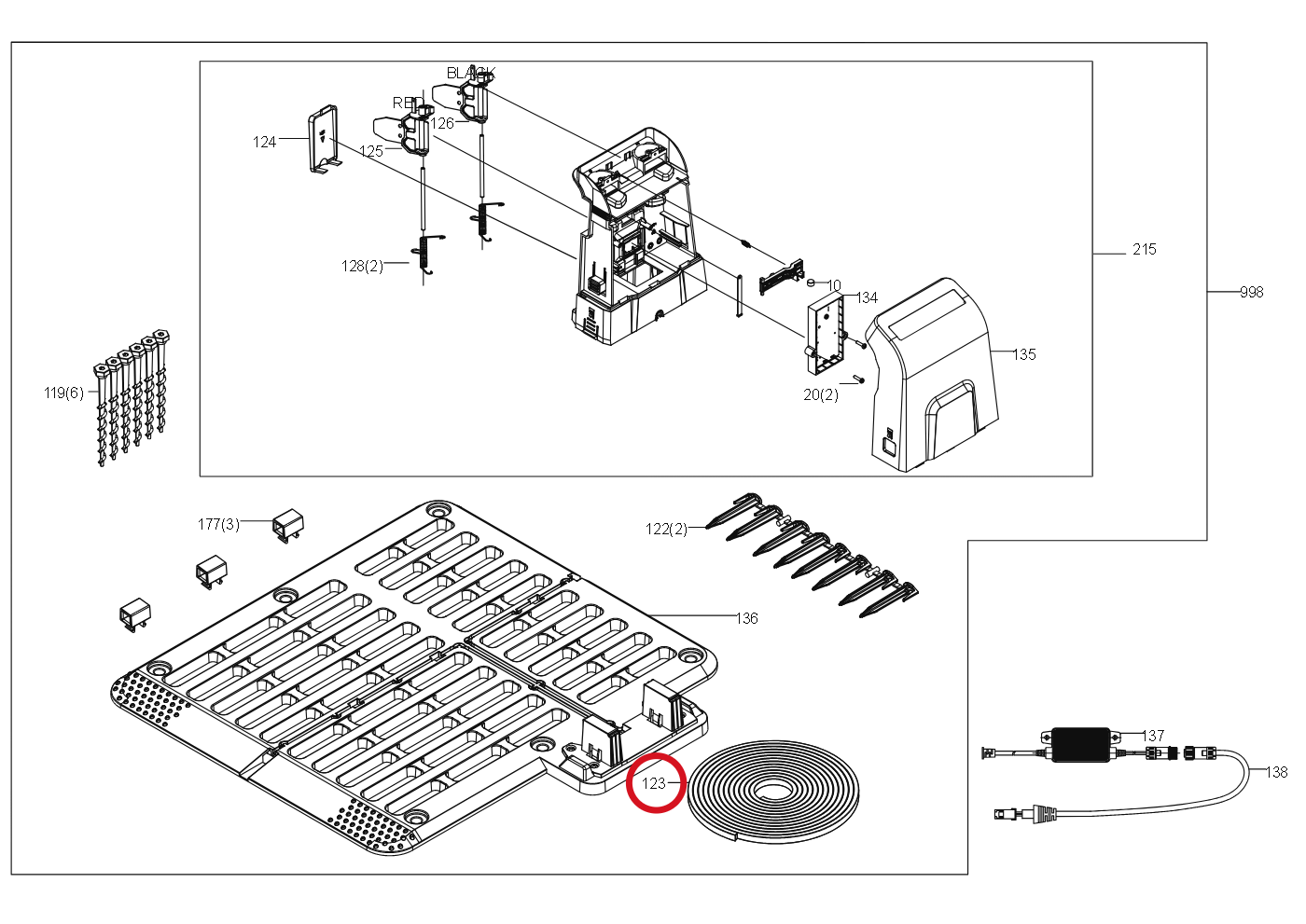 Kress Magnetischer Streifen 59003846 – Position in der Explosionszeichnung