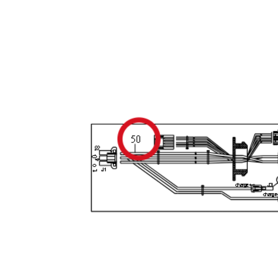 Kress Power-Kabelstrang 59003895 – Position in der Explosionszeichnung